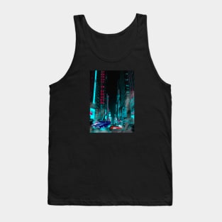 Car City Neon Synthwave Tank Top